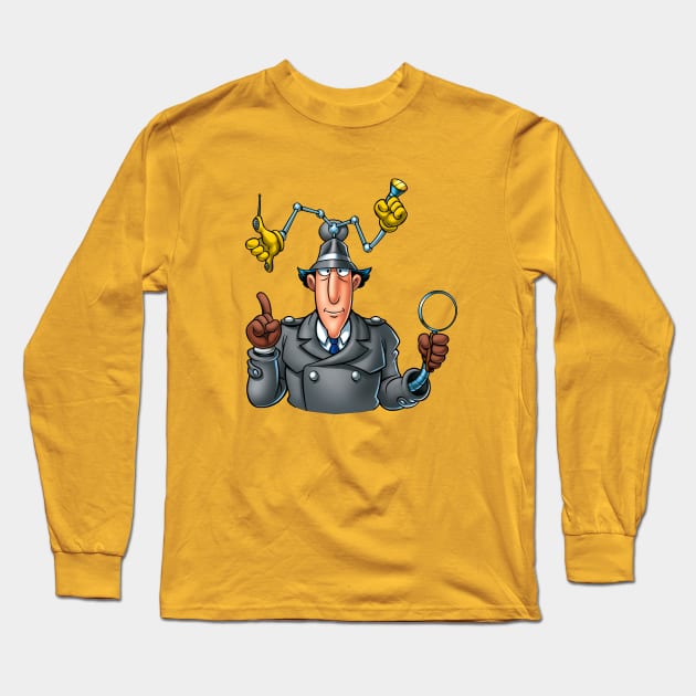 Inspector Gadget Long Sleeve T-Shirt by graysond